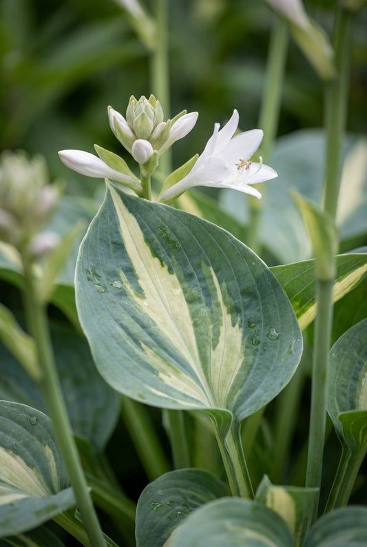 Hosta 'Dream Queen' bloem