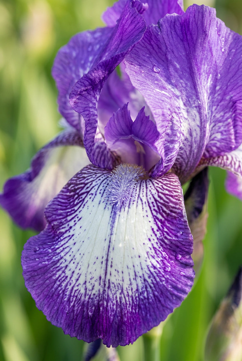 Iris (P) 'Petit Polka' bloem