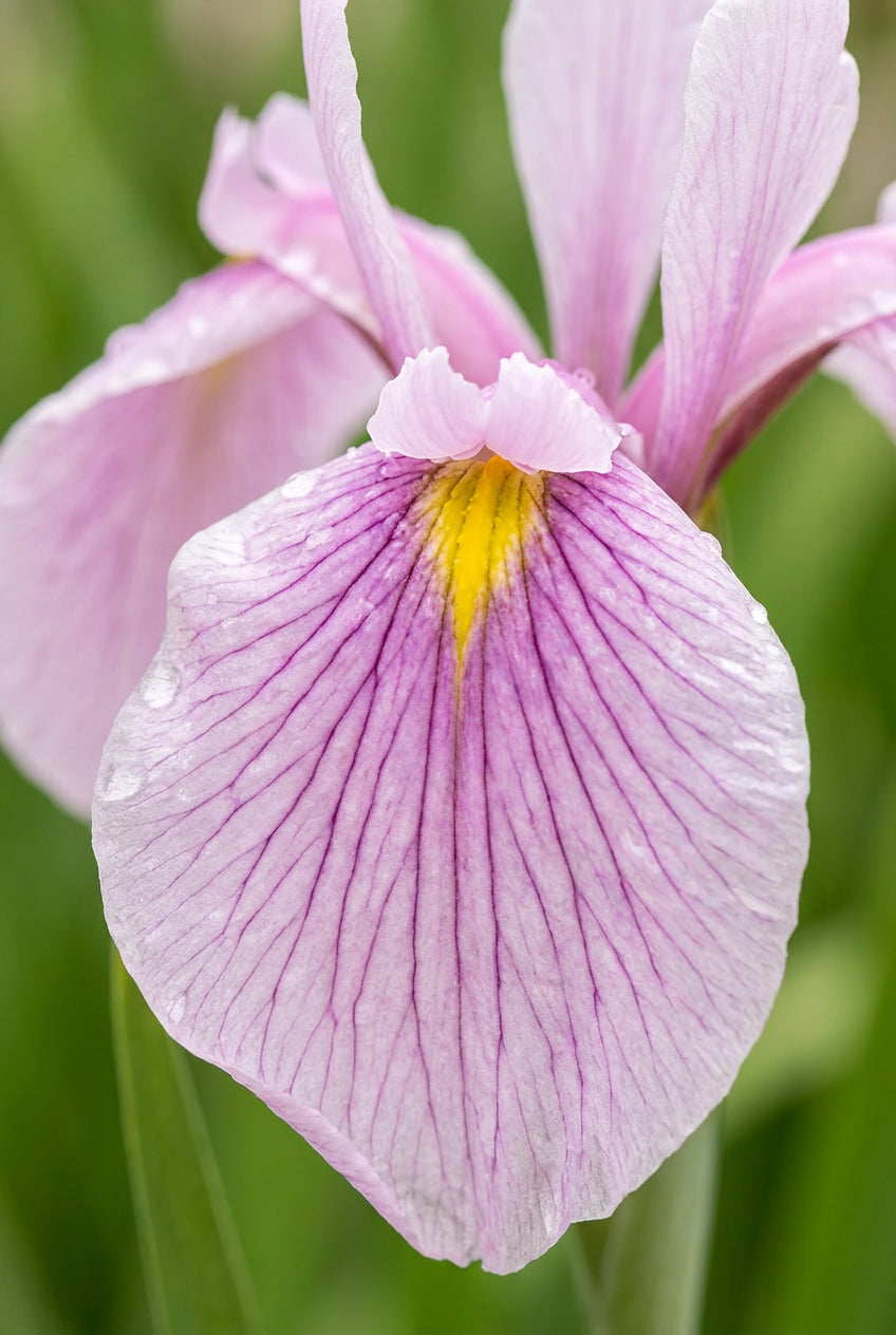 Iris ensata 'Topas' bloem