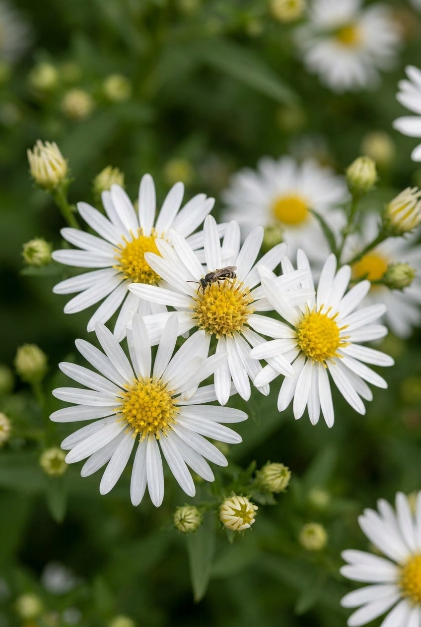 Kalimeris mongolica 'Mon Jardin' bloem