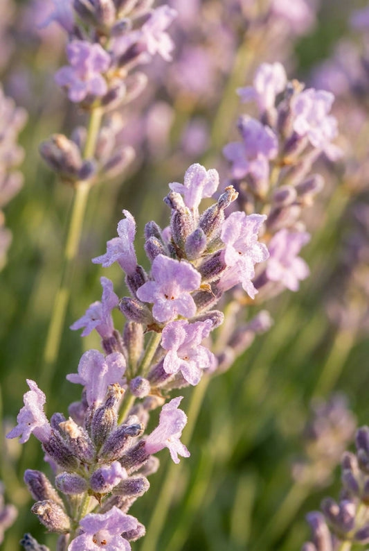 Lavandula intermedia 'Fragrant Memories' bloem