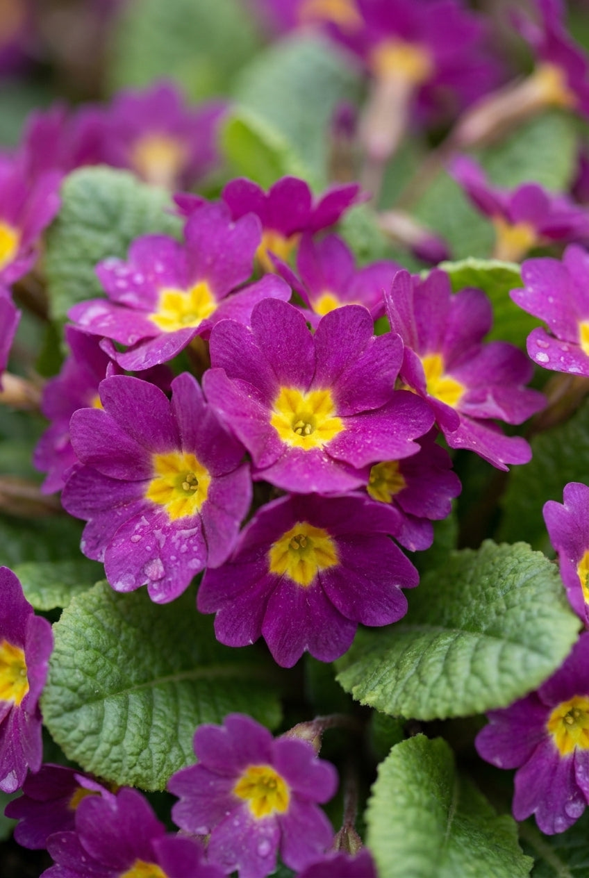 Primula juliae bloem