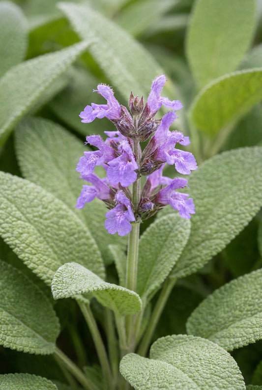 Salvia officinalis bloem