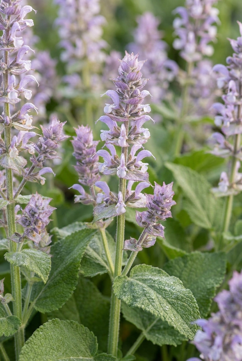 Salvia sclarea bloem