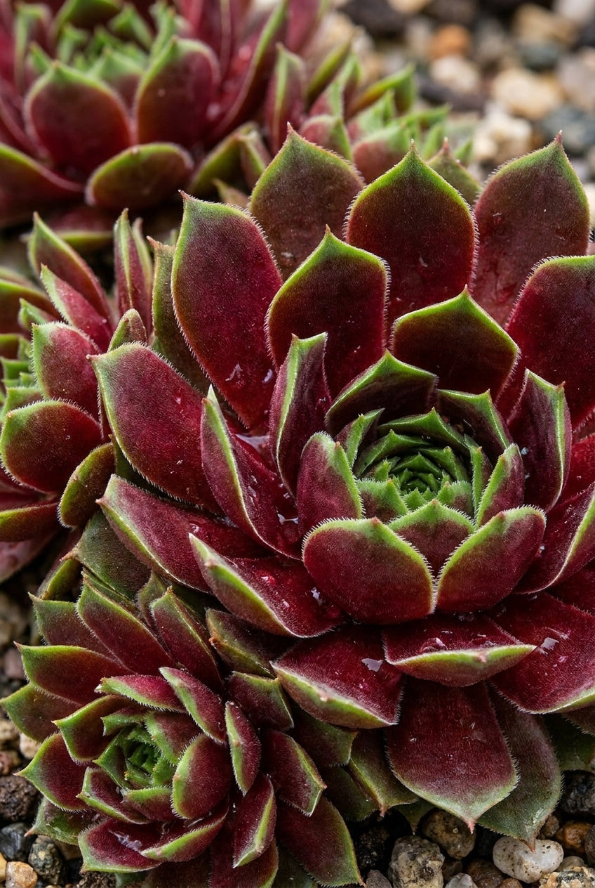 Sempervivum 'Lipari' blad
