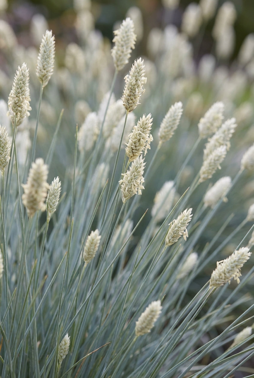 Sesleria nitida pluimen