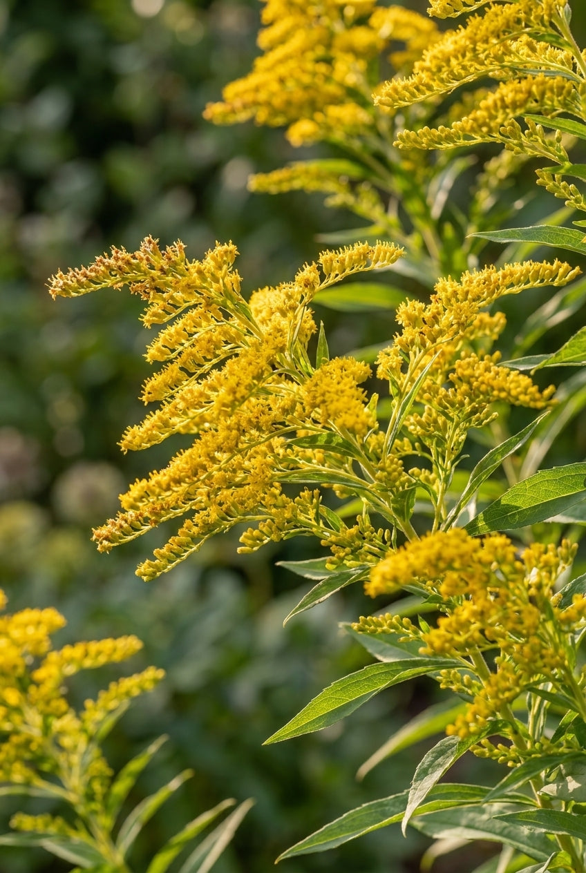 Solidago 'Spätgold' bloem
