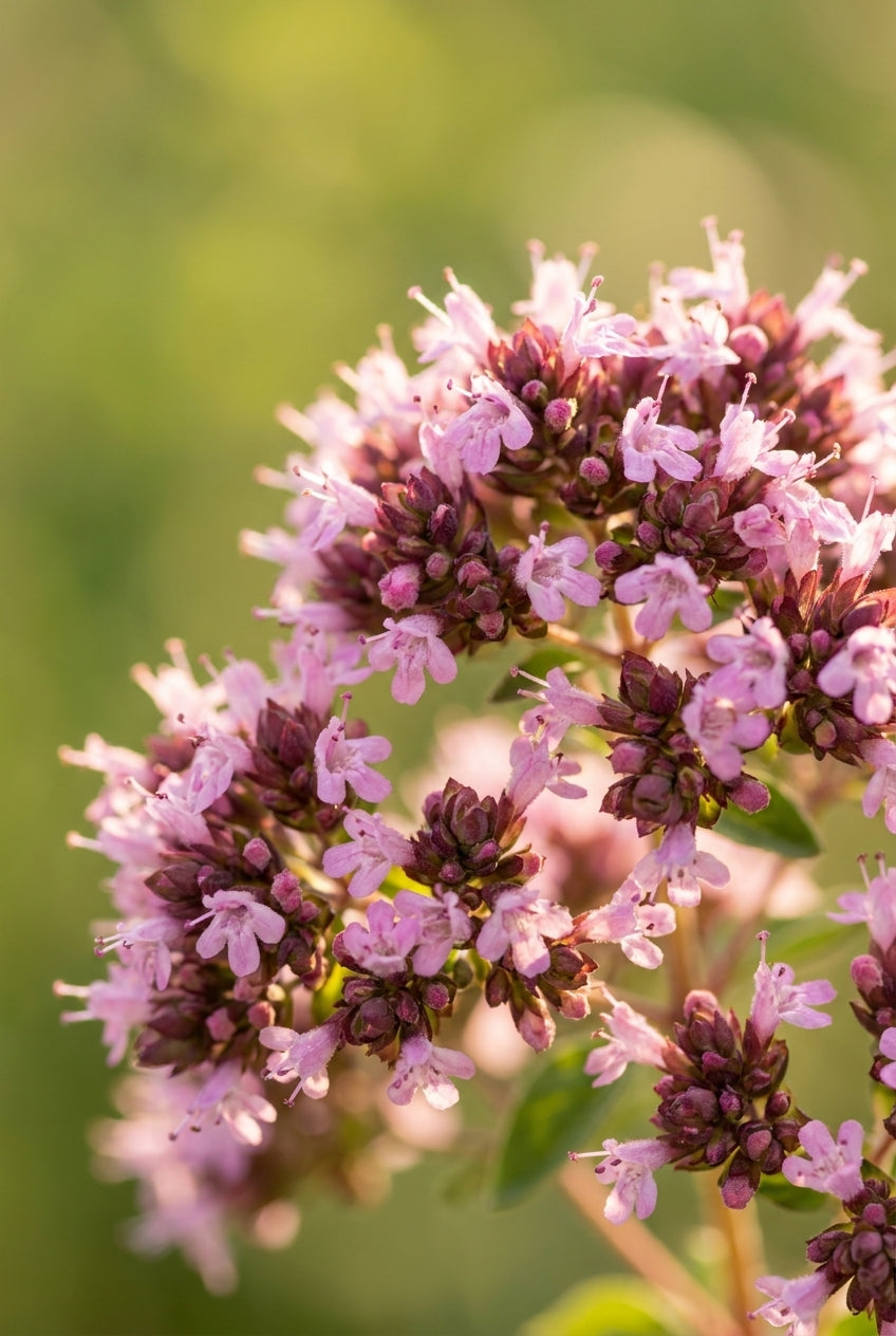 Thymus praecox 'Pink Chintz' bloem