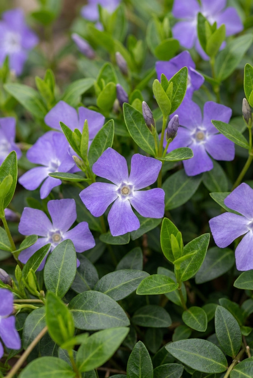 Vinca minor bloem