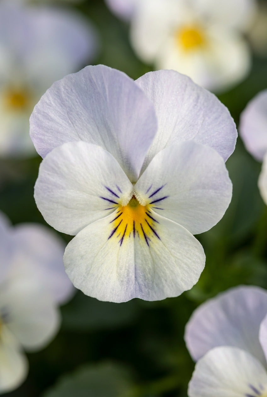 Viola (C) 'Milkmaid' bloem