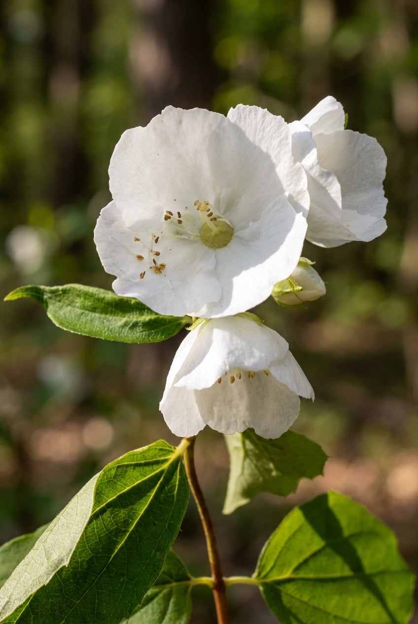 Philadelphus triflorus Tuinplanten bloem
