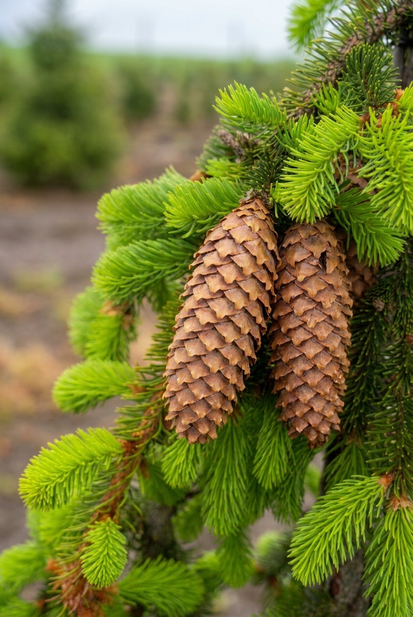 Picea abies 'Inversa' Tuinplanten kegel