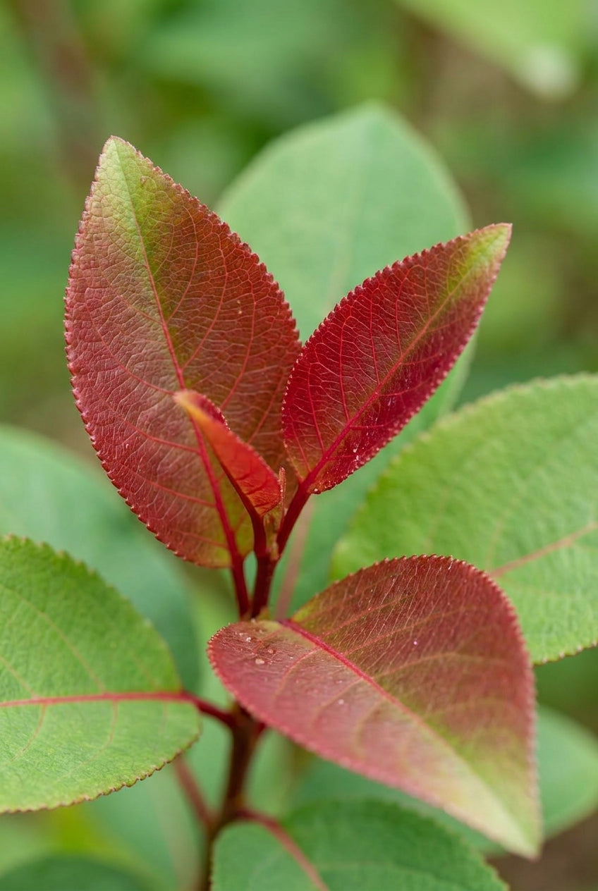 Populus purdomii op stam blad