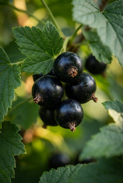 Ribes nigrum 'Titania' vrucht