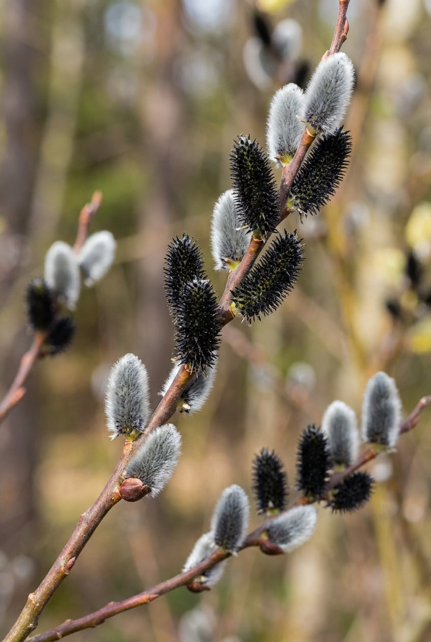Salix gracilistyla 'Melanostachys' meerstammig / struik katjes