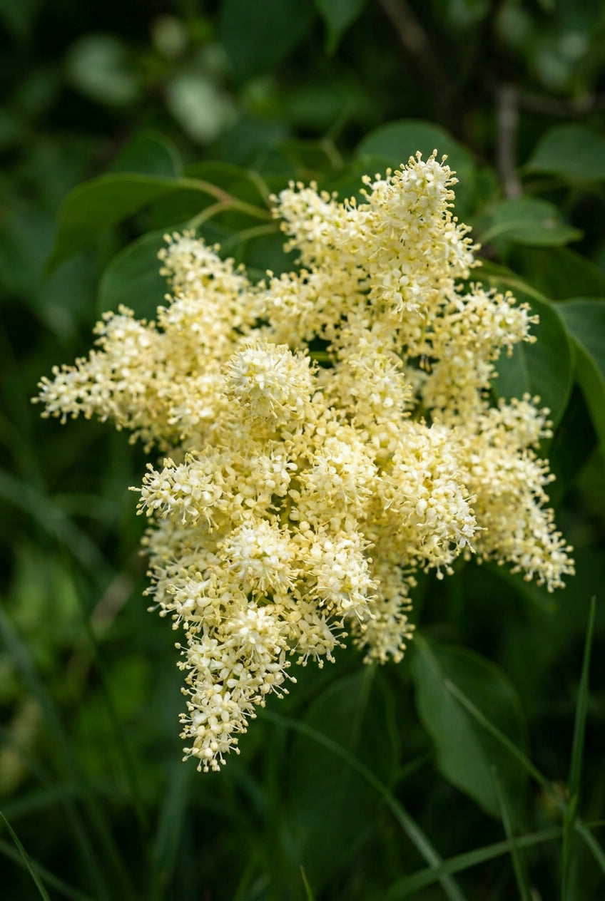 Syringa pekinensis 'Zhang Zhiming' Tuinplanten bloem