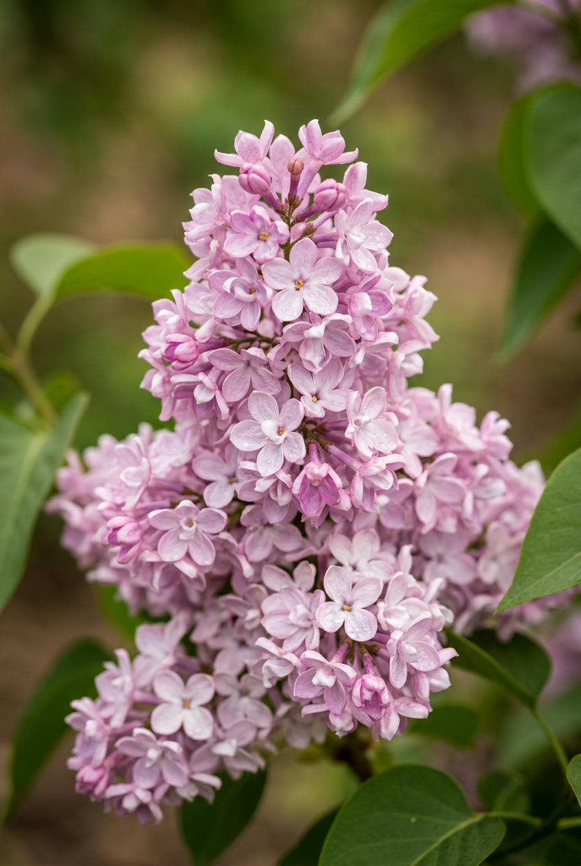 Syringa vulgaris 'Belle de Nancy' meerstammig / struik bloem