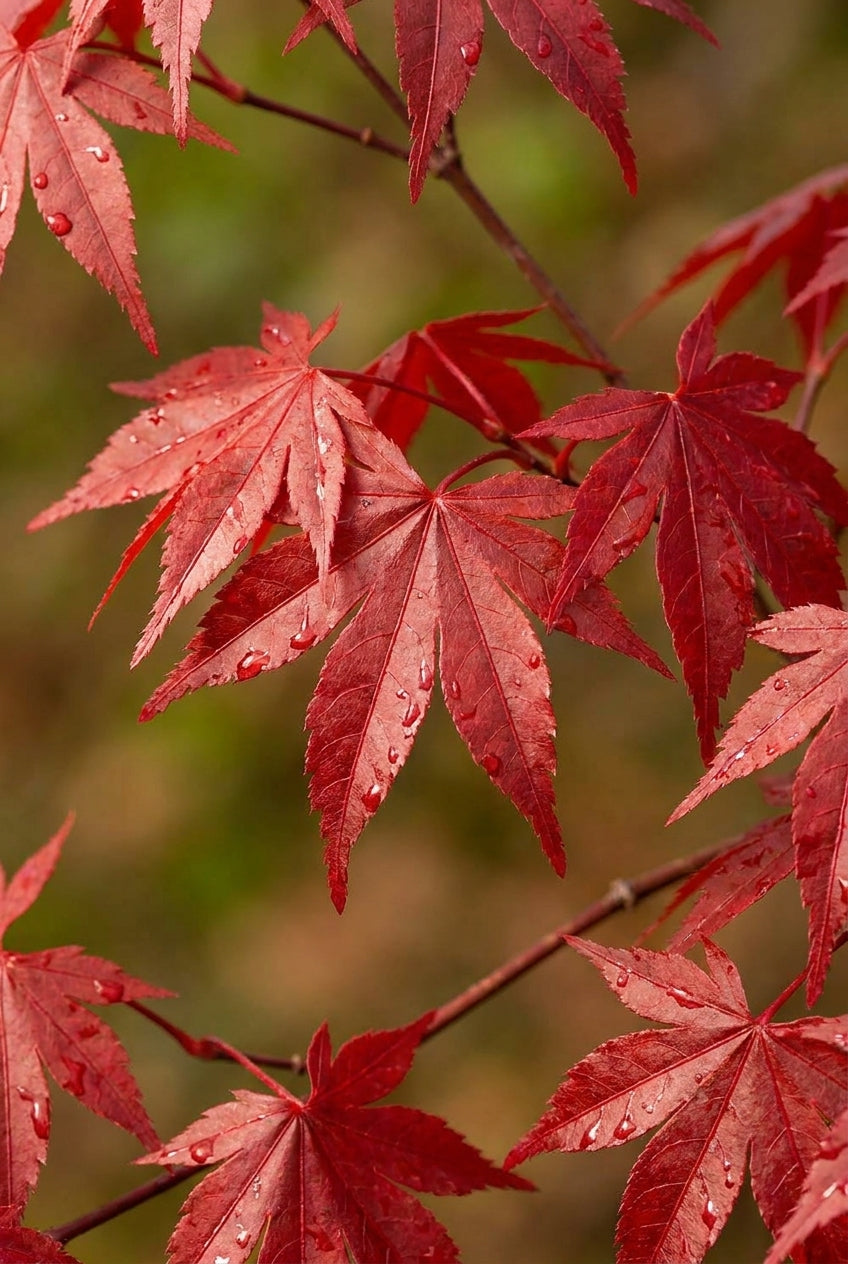 Acer palmatum 'Little Red' Tuinplanten blad