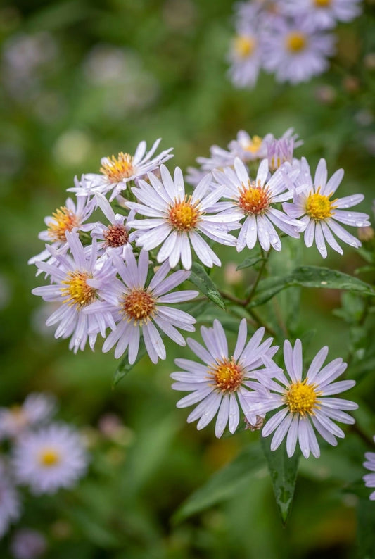 Aster 'Primrose Path' bloemen