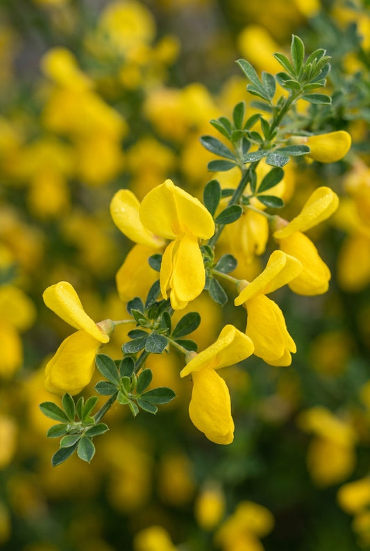 Cytisus scoparius haagplant bloem