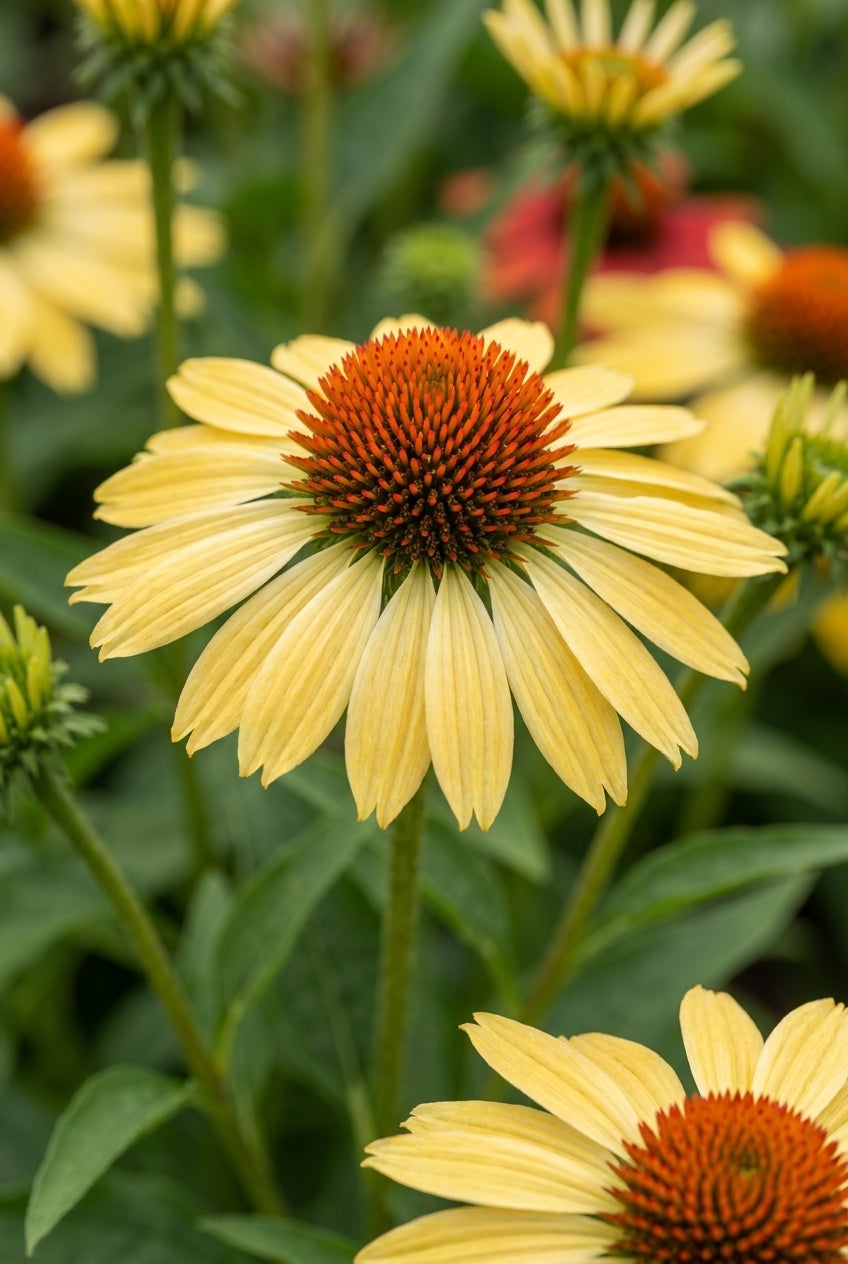 Echinacea purpurea 'Aloha' bloem