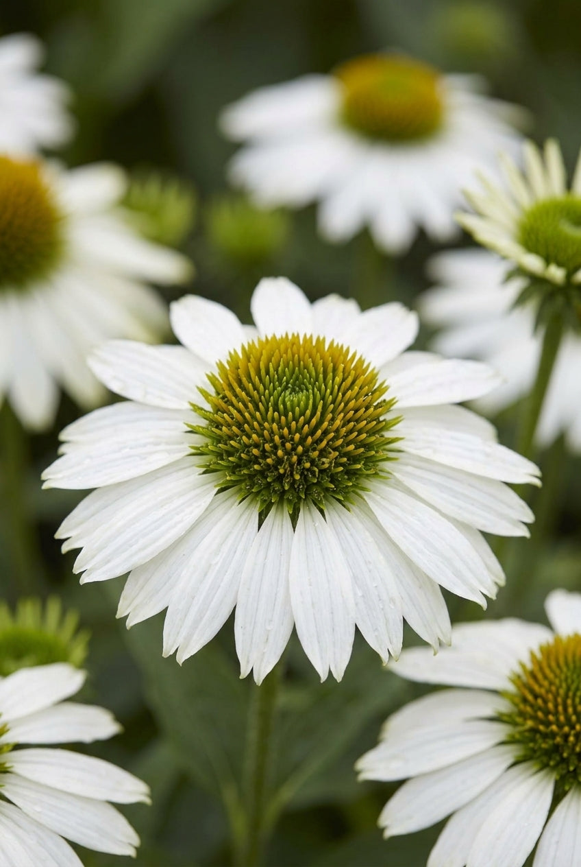 Echinacea purpurea 'Avalanche' bloem