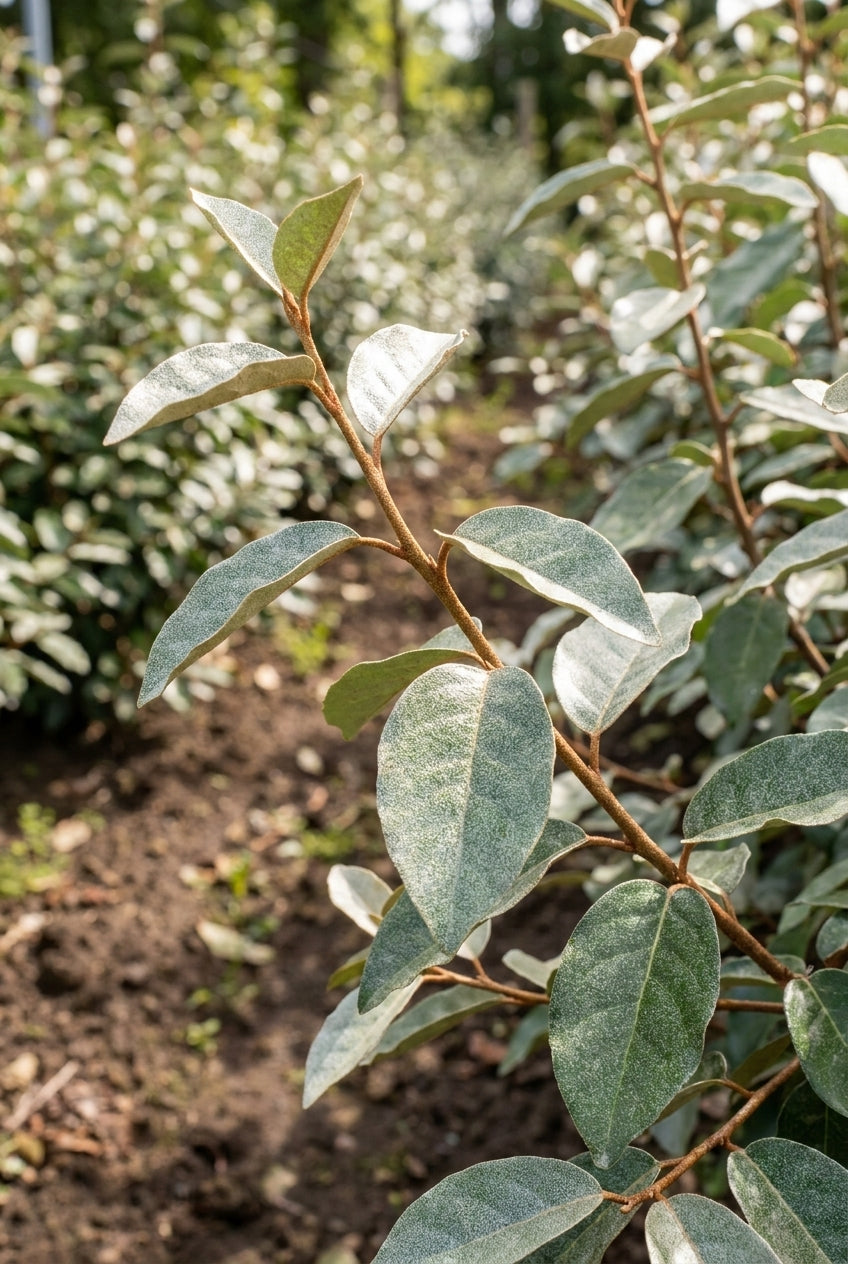 Elaeagnus ebbingei 'Compacta' solitair blad