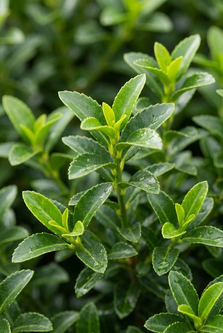 Euonymus japonicus 'Microphyllus' blad