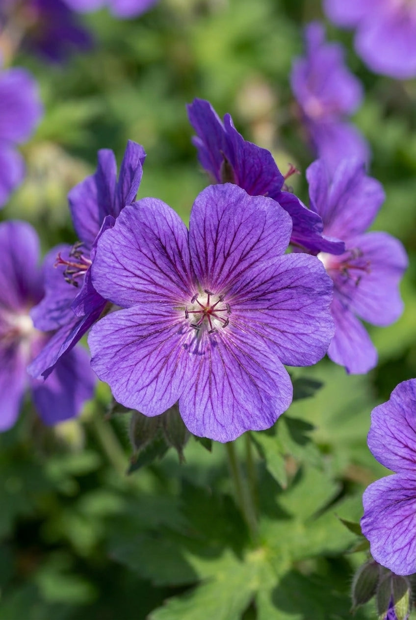 Geranium ibericum bloem