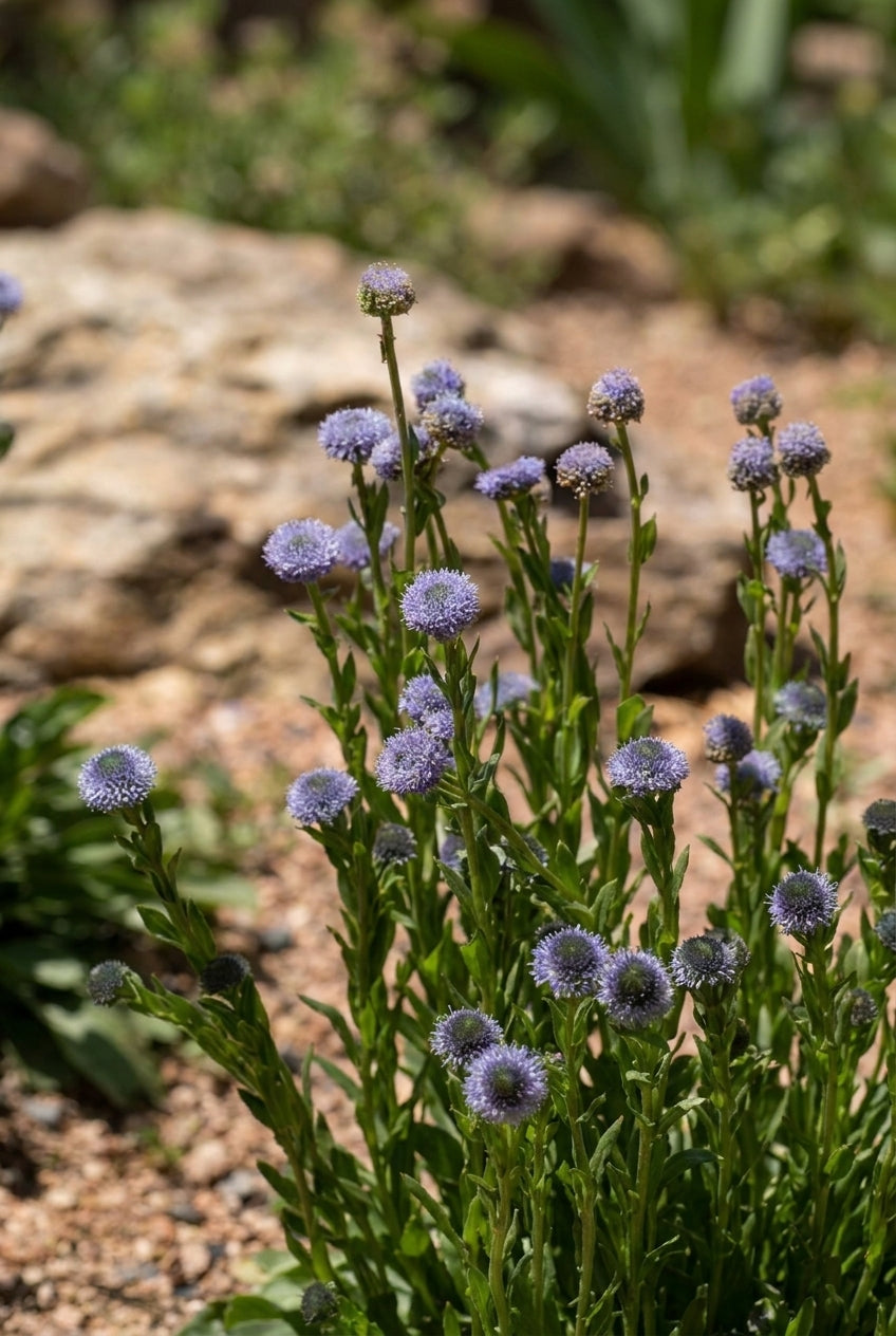 Globularia trichosantha bloemen