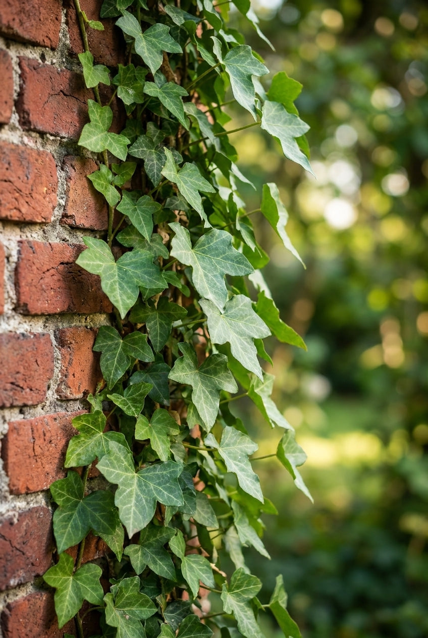 Hedera helix 'Glacier' blad