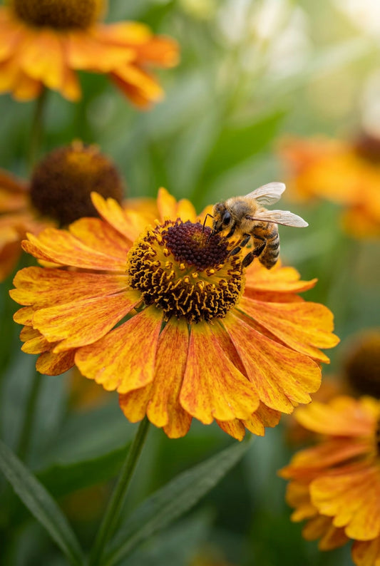 Helenium 'Can Can' bloem