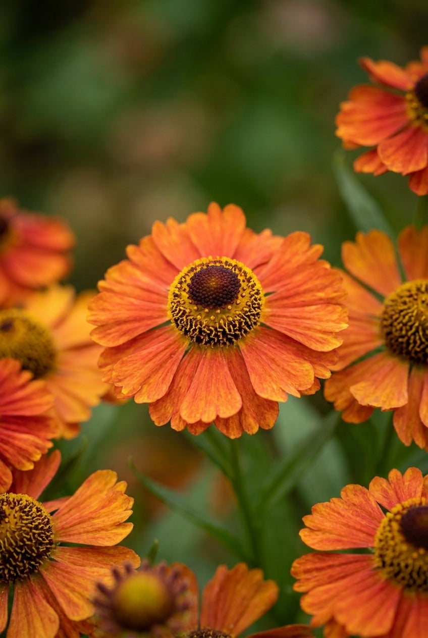 Helenium 'Indianersommer' bloem