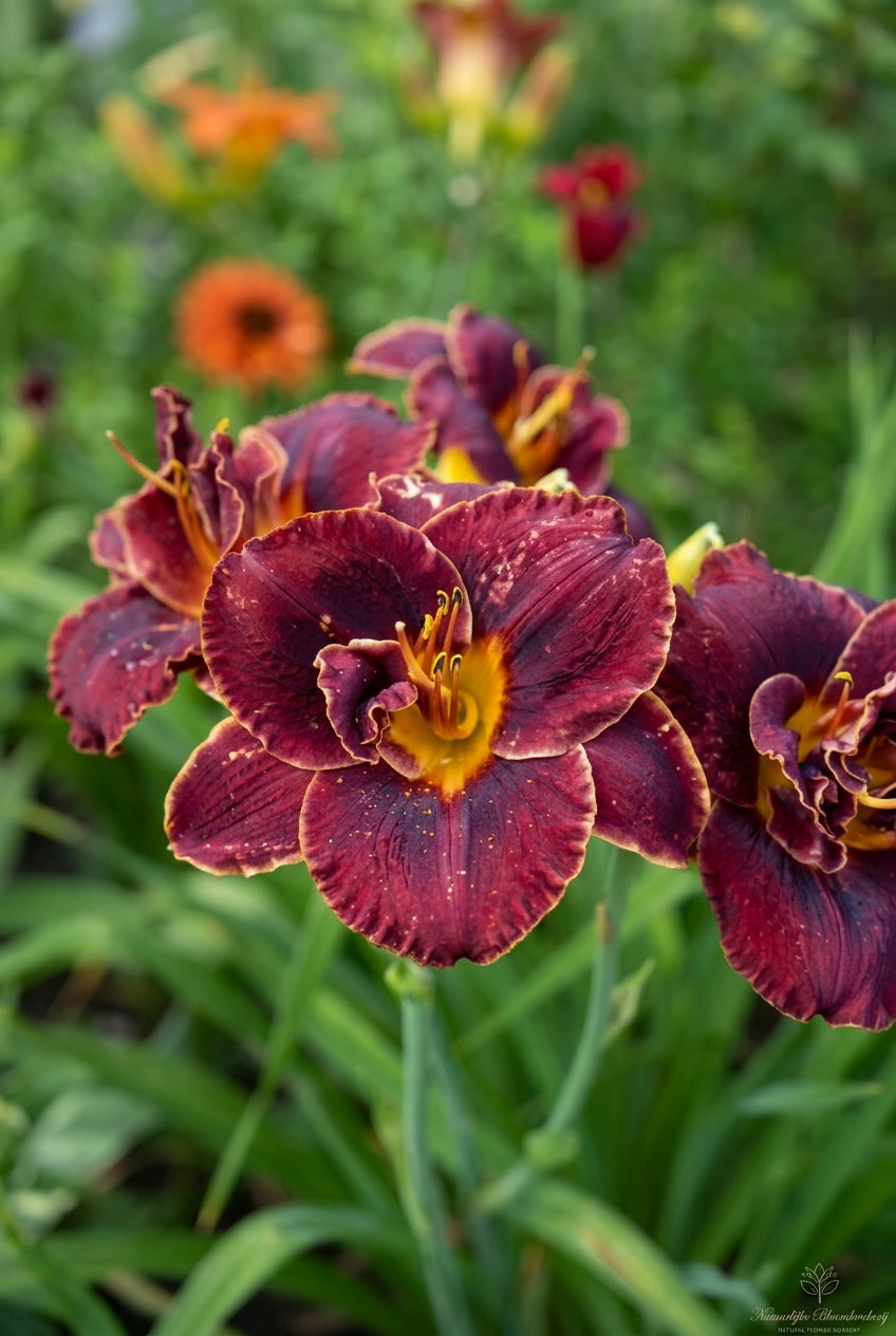 Hemerocallis 'Night Embers' blad