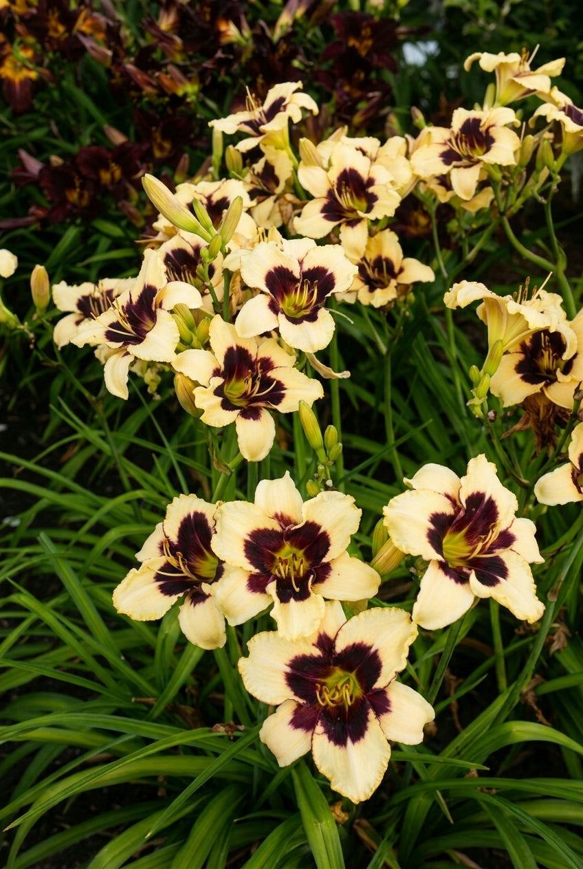 Hemerocallis 'Piano Man' blad