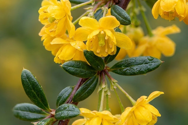 Berberis stenophylla bloem